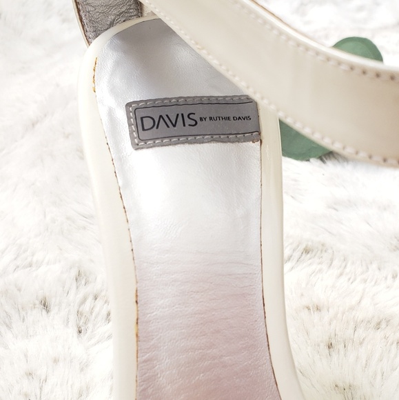 {Ruthie Davis} White Heels with Neon Bottoms - Picture 3 of 8